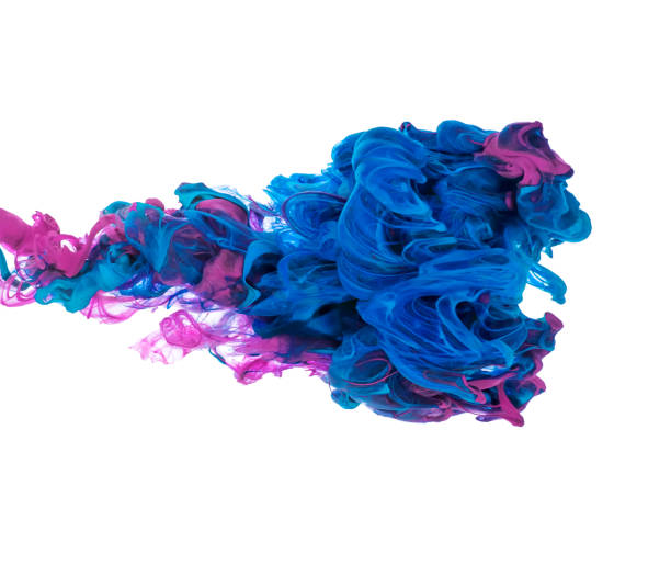 istock colored acrylic paint in water. explosion under water 1126648892