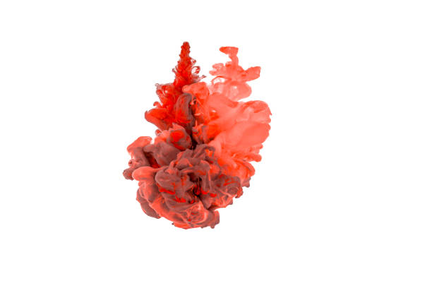istock colored acrylic paint in water. explosion under water 1126648932
