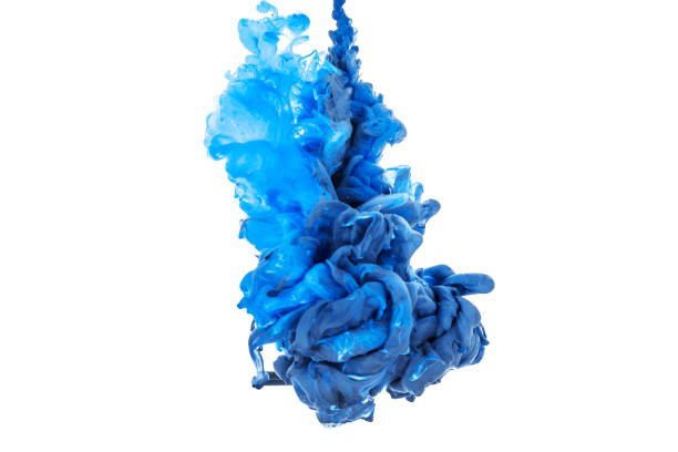 istock colored acrylic paint in water. explosion under water 1126648939