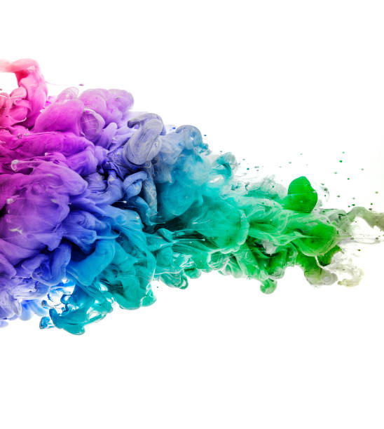 istock colored acrylic paint in water. explosion under water 1126649018