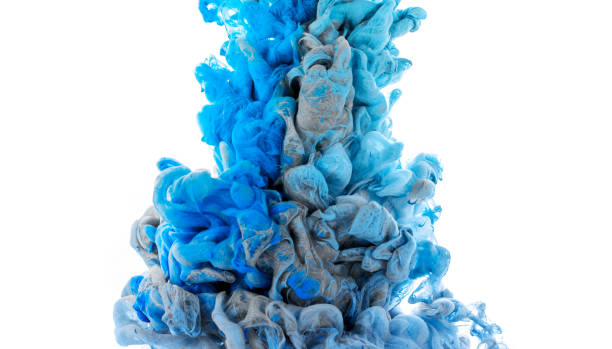 istock colored acrylic paint in water. explosion under water 1126649209
