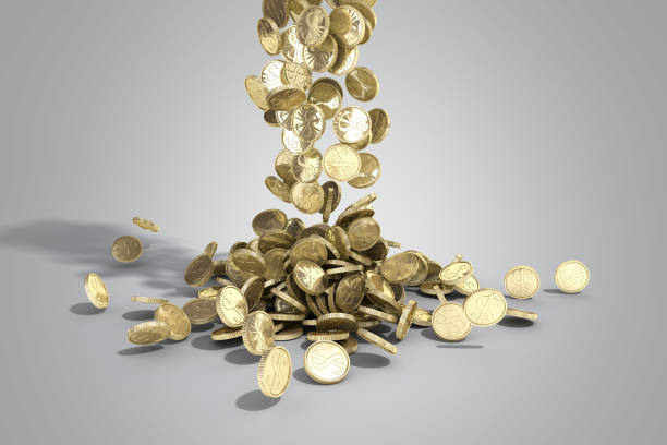 istock gold coins with dollar sign fall on graund 3d illustration on a grey background 1126653624