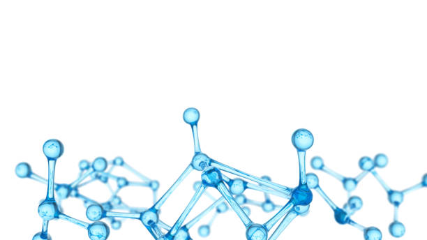 istock molecule or atom Abstract structure for Science or medical background 3d illustration on white 1126656197