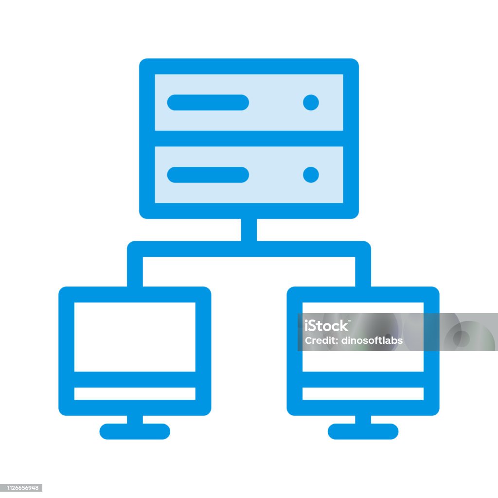 Network Connection Database Stock Illustration - Download Image Now ...