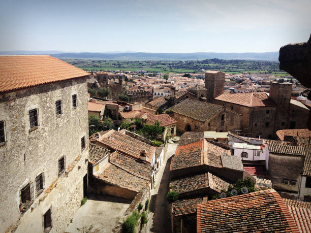 istock A bird's eye view of a medieval Spanish village 1126668022