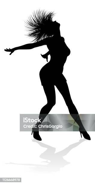 Dance Dancer Silhouette Stock Illustration - Download Image Now - Women, In Silhouette, One Woman Only