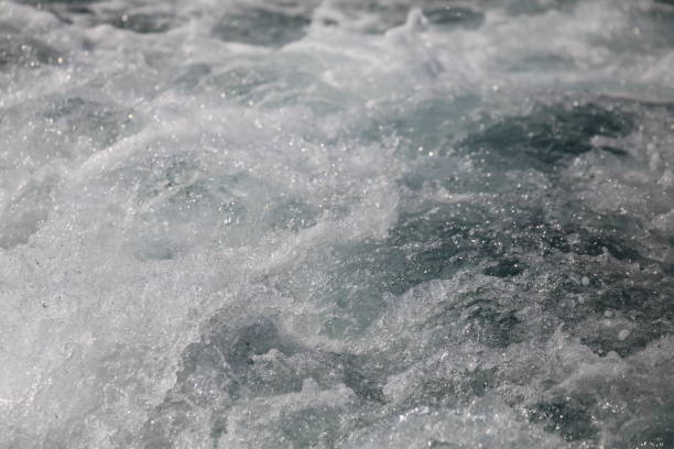 istock Double bokeh Beautiful sponge and sea wave.Use for website / banner background, backdrop, montage 1126672408