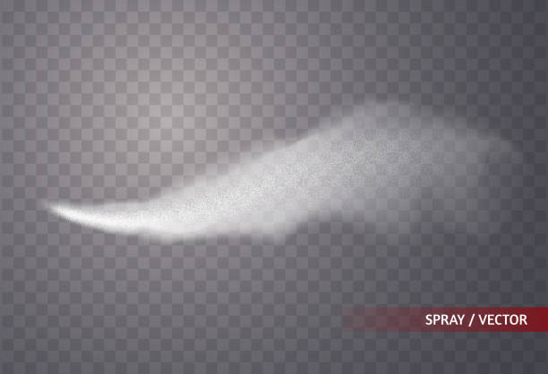 illustrazioni stock, clip art, cartoni animati e icone di tendenza di effetto spray - water spray flowing backgrounds