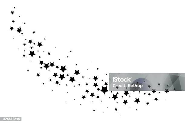 Falling Star Stock Illustration - Download Image Now - Fairy, Dust, Star - Space