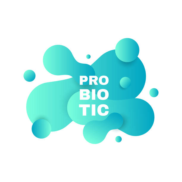 プロバイオティクス - bacterial colonies点のイラスト素材／クリップアート素材／マンガ素材／アイコン素材