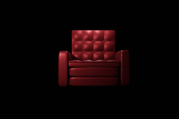 istock 3D chair in the dark 1126680331