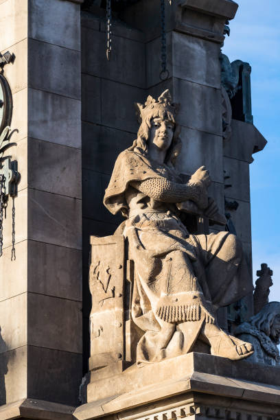 istock Elements of the monument to Columbus 1126687327