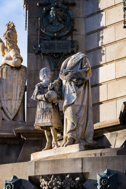 istock Elements of the monument to Columbus 1126687329