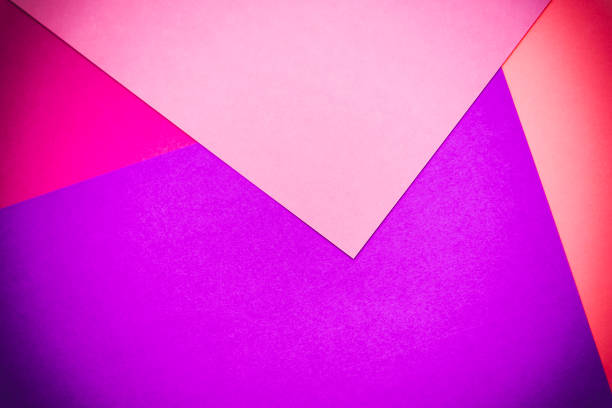 istock Abstract colored paper texture minimalism background. Minimal geometric shapes and lines in pastel colours. Purple trends color 1126690528