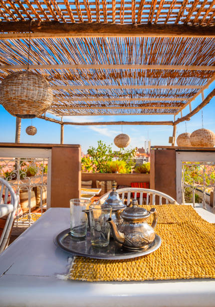 istock Traditional Moroccan mint tea in Marrakech, Morocco 1126691508