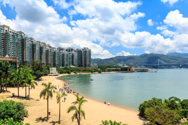 istock Park Island apartment complex in Tsuen Wan, Hong Kong 1126693406