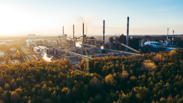 istock industrial landscape with heavy pollution 1126699452