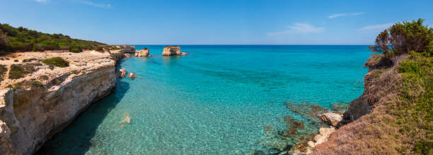 istock Sea beach Punticeddha Beach, Salento, Italy 1126703107
