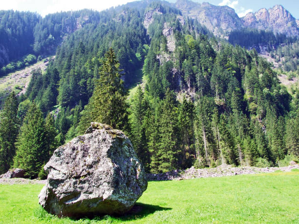 Murgtal valley along the Murg stream - Canton of St. Gallen, Switzerland