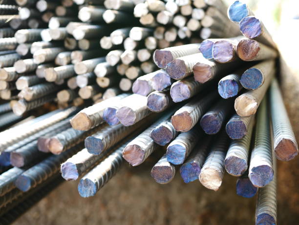 istock Close-up lines steel building 1126716554