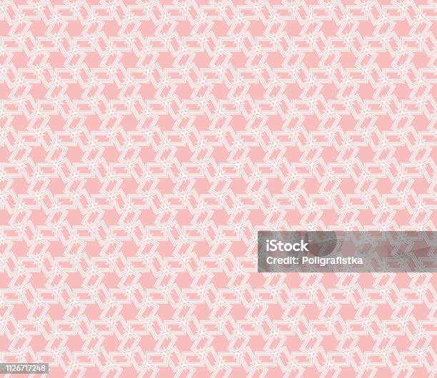 Seamless Abstract Background Pattern Pink Wallpaper Vector Illustration  Stock Illustration - Download Image Now - iStock