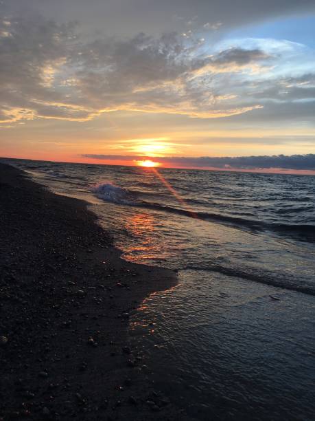 istock Sunset sky over Lake Superior 1126718861