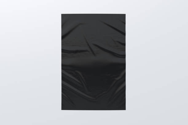 istock Wrinkled street poster on the wall 1126718992