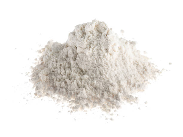 istock Pile of flour isolated on white background 1126720539