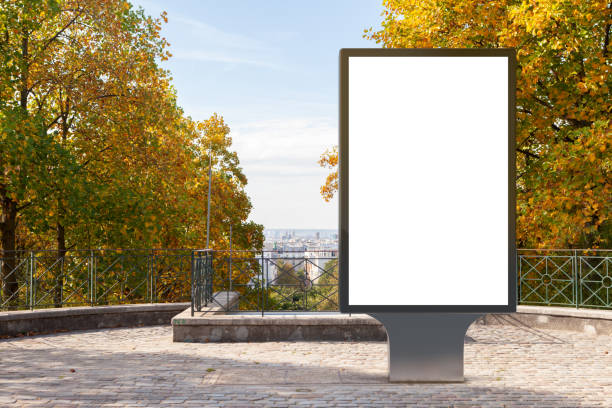 istock Blank street billboard poster stand 1126721682