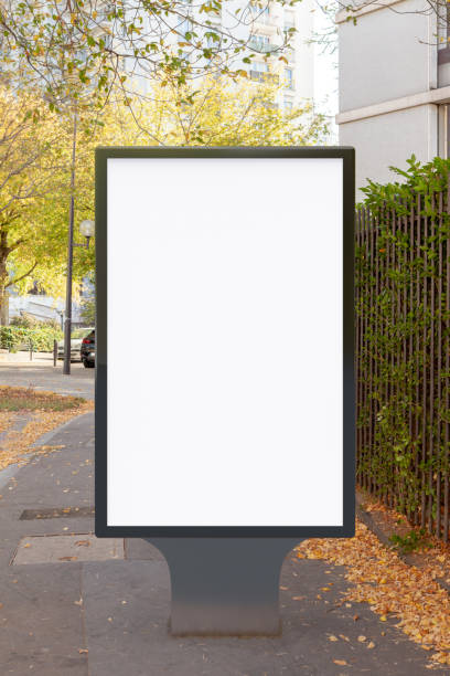 istock Blank street billboard poster stand 1126721712