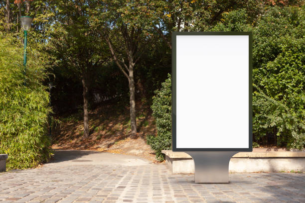 istock Blank street billboard poster stand 1126721759