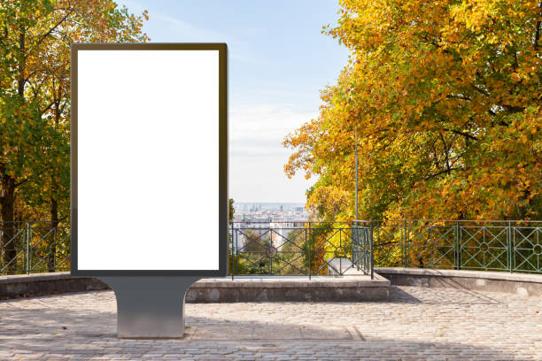 istock Blank street billboard poster stand 1126721982