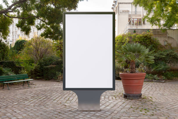 istock Blank street billboard poster stand 1126722270