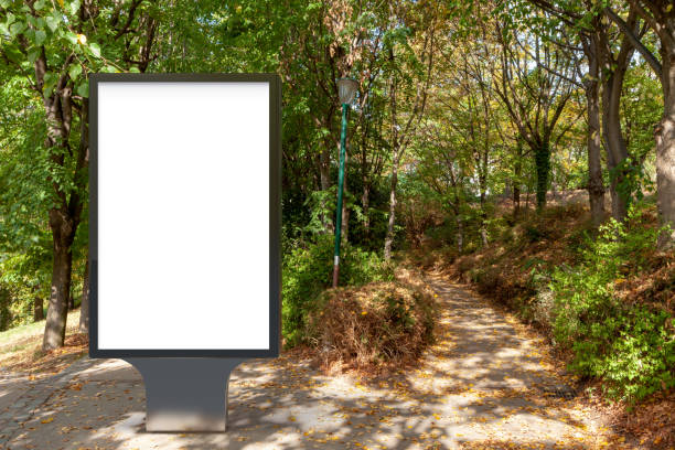 istock Blank street billboard poster stand 1126722312