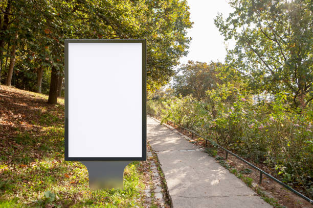 istock Blank street billboard poster stand 1126722510