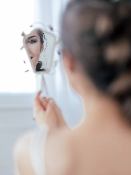 istock Young woman with braded hair relaxing 1126725587