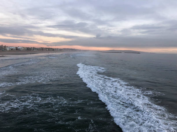 istock Sunset over the Pacific Ocean in Los Angeles, CA 1126727920