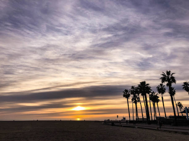 istock Sunset over the Pacific Ocean in Los Angeles, CA 1126727955