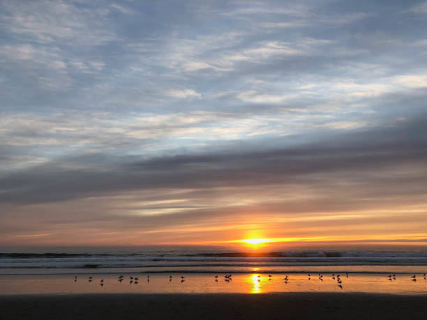 istock Sunset over the Pacific Ocean in Los Angeles, CA 1126727998