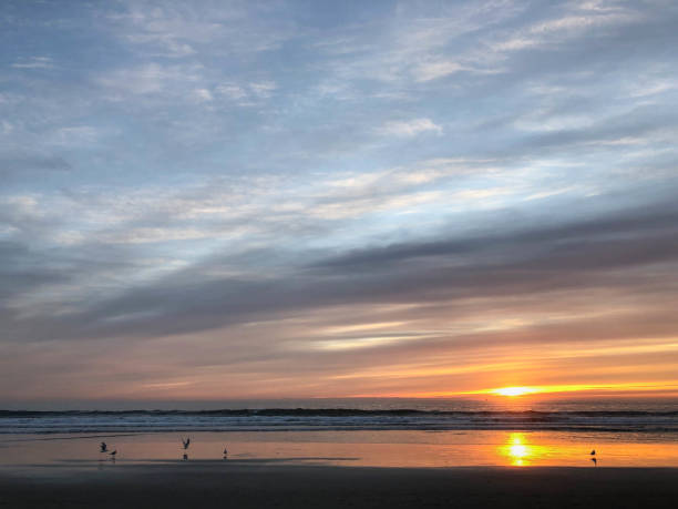 istock Sunset over the Pacific Ocean in Los Angeles, CA 1126728015