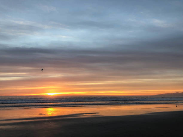 istock Sunset over the Pacific Ocean in Los Angeles, CA 1126728035