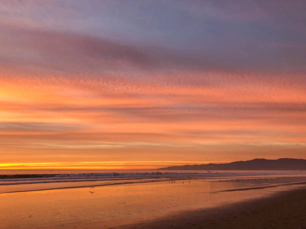 istock Sunset over the Pacific Ocean in Los Angeles, CA 1126728063