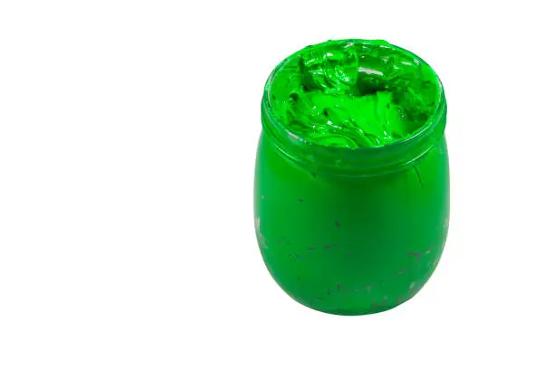 Photo of UFO green color with clipping path