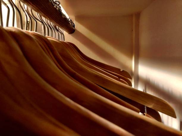 istock Wooden hangers 1126729765