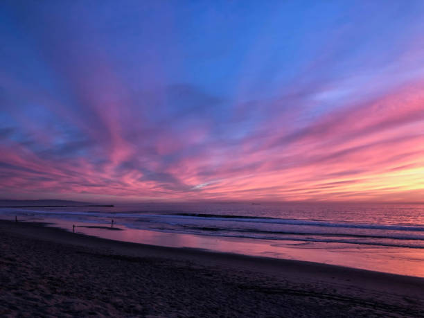 istock Sunset over the Pacific Ocean in Los Angeles, CA 1126730882