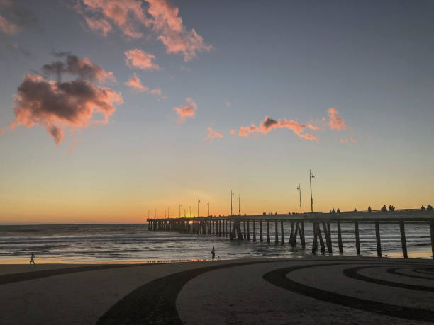 istock Sunset over the Pacific Ocean in Los Angeles, CA 1126730954