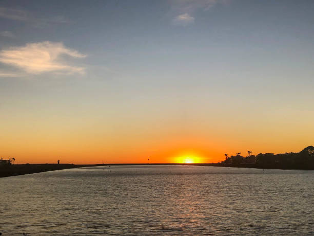 istock Sunset over the Pacific Ocean in Los Angeles, CA 1126731003