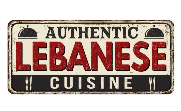 istock Lebanese cuisine vintage rusty metal sign 1126731324