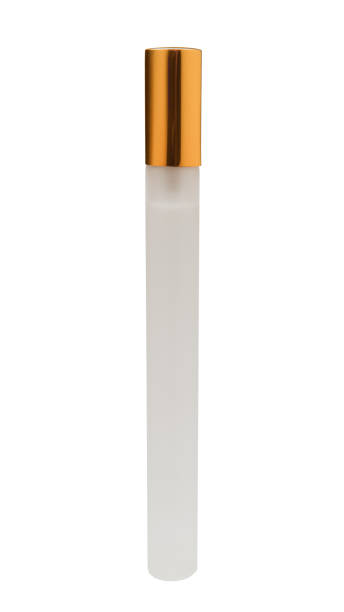 istock elongated matte pocket perfume bottle with golden cap isolated on white background closeup 1126748005