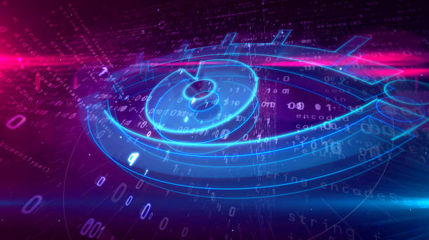 istock Cyber surveillance digital concept with spy eye 1126748692